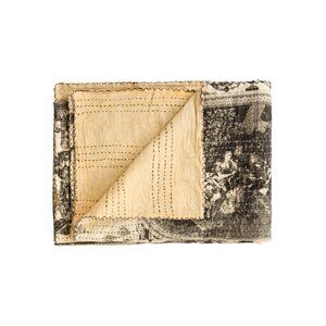 Taj Hotel Home Decor Kantha Cotton Throw | 1-Piece | Multicolor | 50"x70"